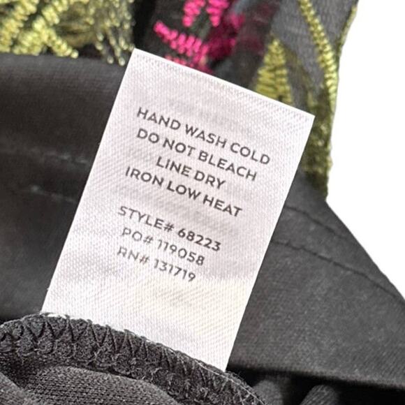 Lulu’s NEW Divine Delight Floral Embroidered Lace Maxi Dress Black Pink Green XS - Picture 12 of 16